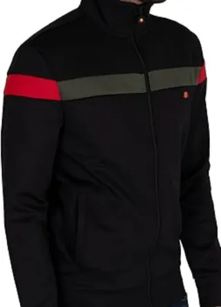 Sudadera Ellesse Negra Deportiva Cremallera