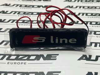 Emblema Audi S Line LED para parrilla de Audi