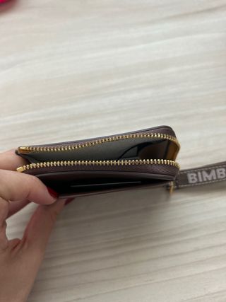 Monedero tarjetero Bimba y Lola marrón