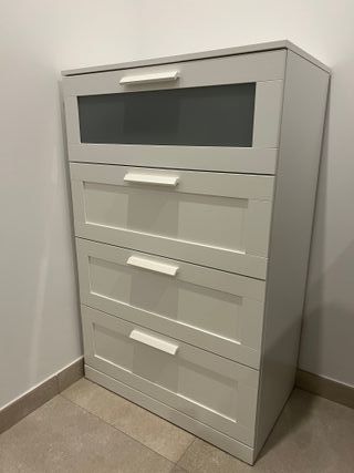 Cómoda IKEA Brimnes 4 cajones blanca