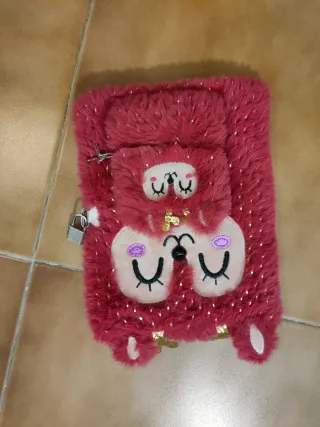 Diario peluche con candado
