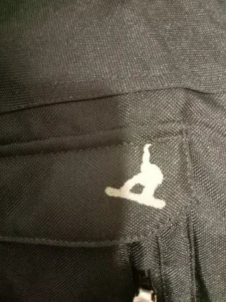 Mono Nieve Niño/a Negro y Gris