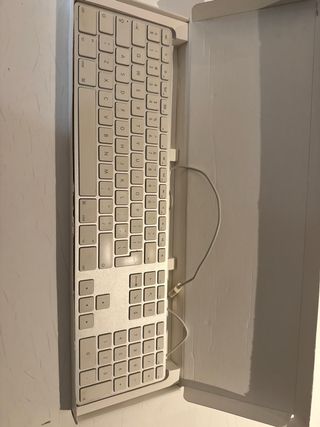 Teclado Apple Numérico Blanco y Plata