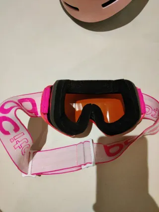 Casco Atomic y Gafas Pocito rosas