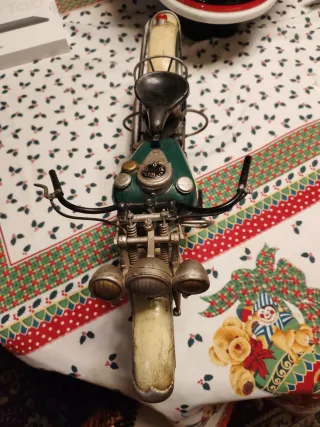 Moto Indian Artesanal Hierro 45cm