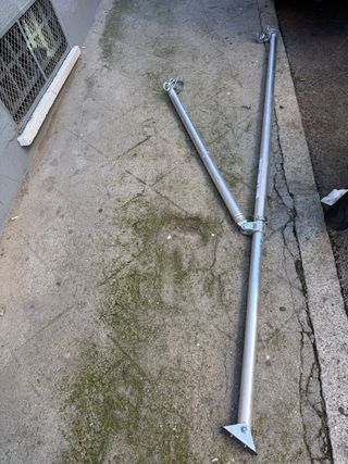 Dos Patas estabilizadoras de andamio de aluminio