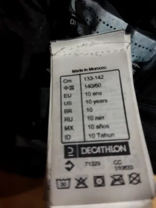 Conjunto nieve pantalón y cazadora Talla 12