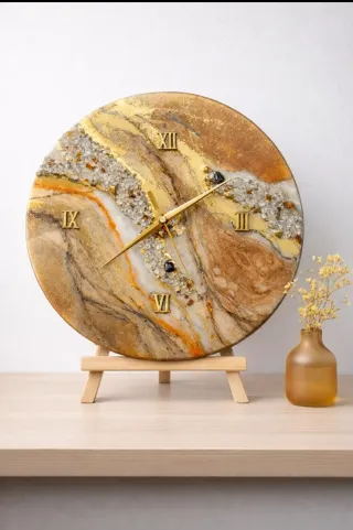 Reloj de Resina Decorativo