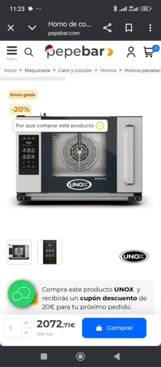 Forno professionale UNOX