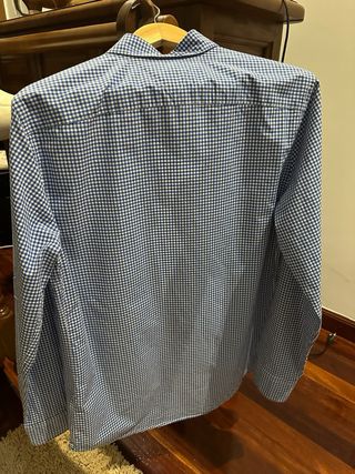 Camisa Tommy Hilfiger Cuadros Azul Talla S