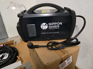 Soldadora Inverter TIG DC nippon gases (praxair)