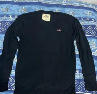 Jersey Hollister Negro Talla M