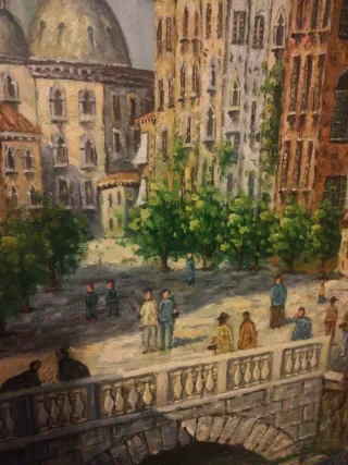 Cuadro Venecia Canal Puente