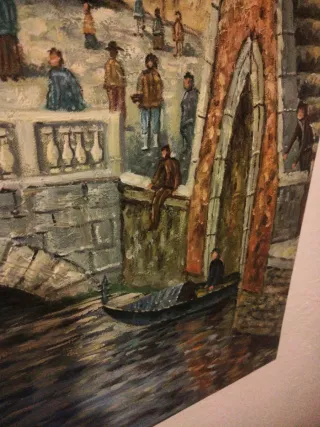 Cuadro Venecia Canal Puente