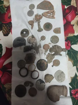 Lote objetos antiguos