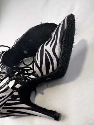 Zapatos Baile Latino cebra Talla 38