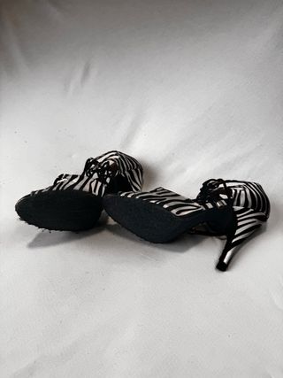 Zapatos Baile Latino cebra Talla 38