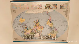 Puzzle Mapa del Mundo 1000 Piezas