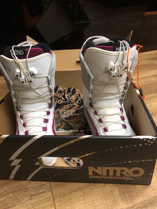 Botas Snowboard Nitro Fader TLS Mujer Talla 38