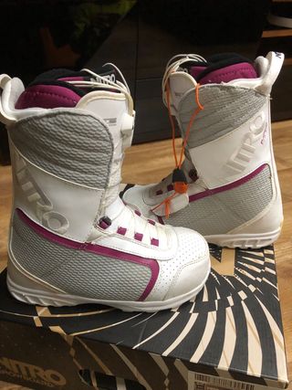 Botas Snowboard Nitro Fader TLS Mujer Talla 38