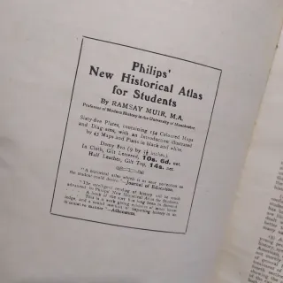 Philips' comparative series, A New Schools Atlas o
