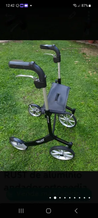 Andador Ortopedia Aluminio Plegable