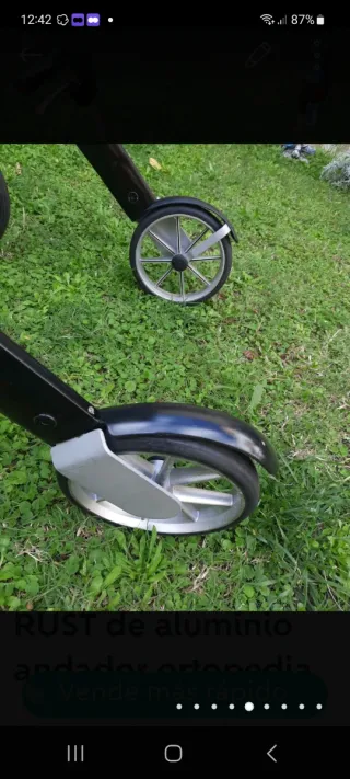 Andador Ortopedia Aluminio Plegable