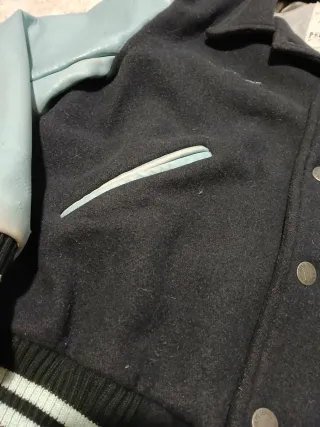 Chaqueta varsity Pepe Jeans London de cuero · L