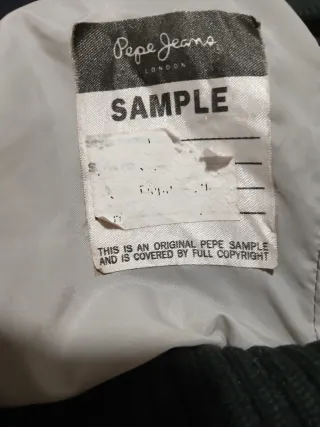 Chaqueta varsity Pepe Jeans London de cuero · L