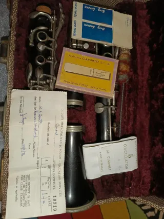 Clarinete antiguo de 1920