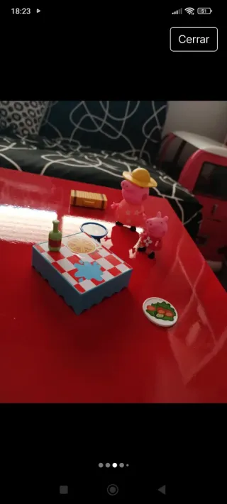 Coche Peppa Pig con figuras