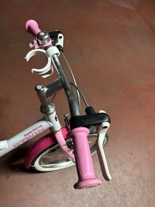 Bici infantil 14’’ BTWIN rosa y blanca
