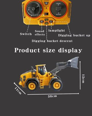 excavadora camión excavadora pala RC teledirigidas