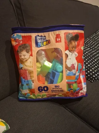 Mega Bloks Bolsa Grande 60 Piezas +1 Año