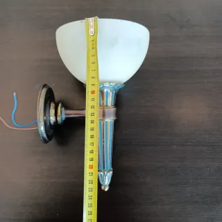 Apliques bronce y cristal