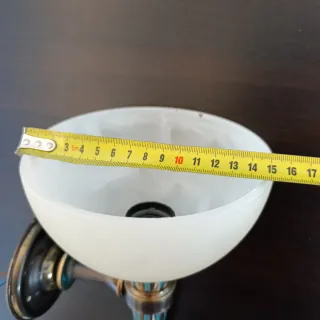 Apliques bronce y cristal