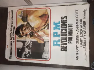Cartel cine RPM Revoluciones por Minuto