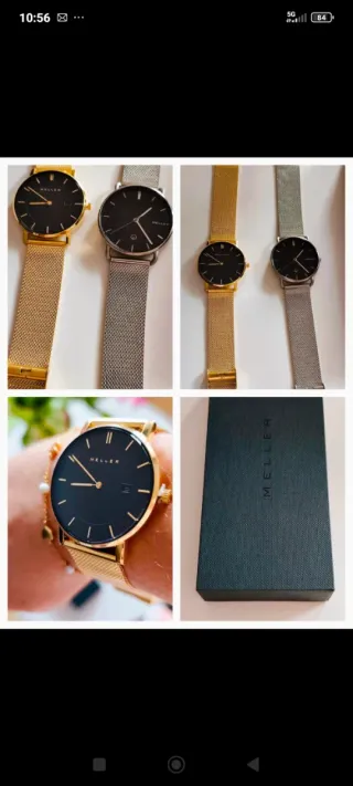 Relojes Meller Unisex Dorado y Plateado