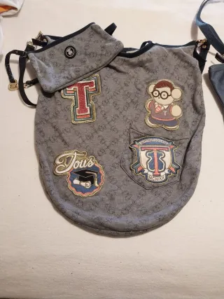 Bolso Tous gris con monedero