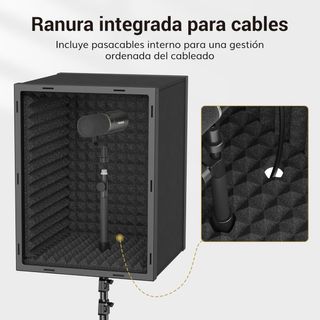 NUEVO! Escudo Aislamiento Micrófono espuma