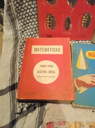 Lote libros estudio años 60, 70 y 80