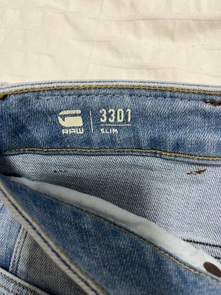 G-Star RAW 3301 Vaquero Gris W34L34