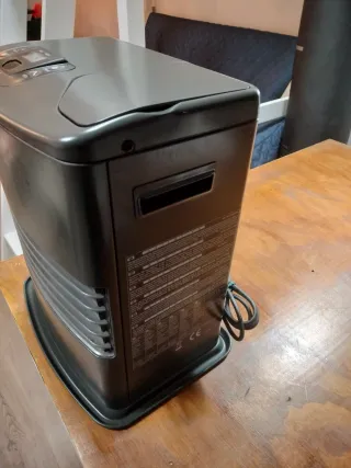 Estufa de parafina gris