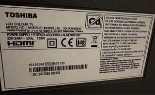 TV Toshiba 50 UA3D63DG