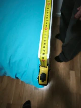 Cama Amelia Arán blanca con dos cajones 200×100