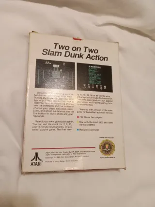 Double Dunk Atari 2600 Videojuego