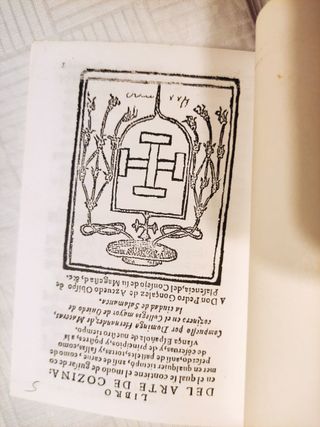 Libro Del Arte De Cozina  1607 ( Copia Facsimil)