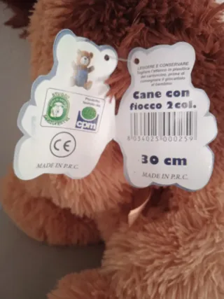 Peluche cagnolino nuovo