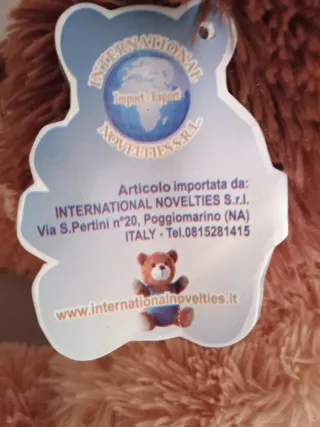 Peluche cagnolino nuovo