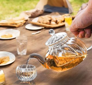 Tetera de vidrio de borosilicato 650 ml